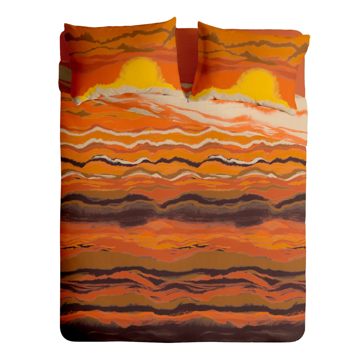 Lenjerie pat Renforce SUNSET