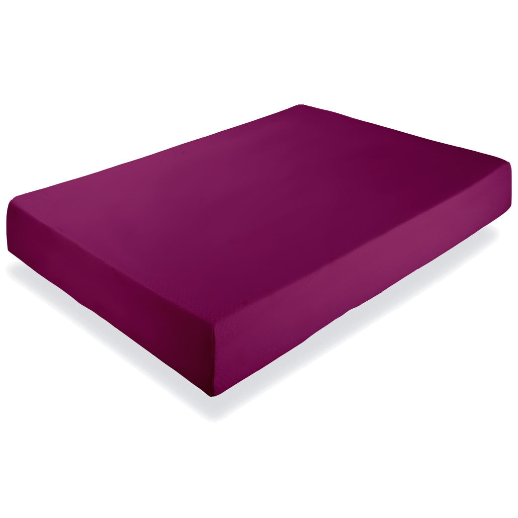 Cearceaf cu elastic, bumbac Renforce, Portocaliu Persimon