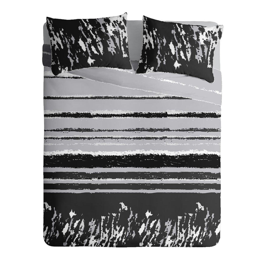 Lenjerie pat Renforce 100% bumbac, desen GRUNGE V2, cod RIU