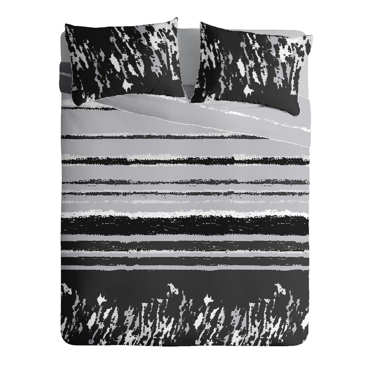 Lenjerie pat Renforce 100% bumbac, desen GRUNGE V2, cod RIU
