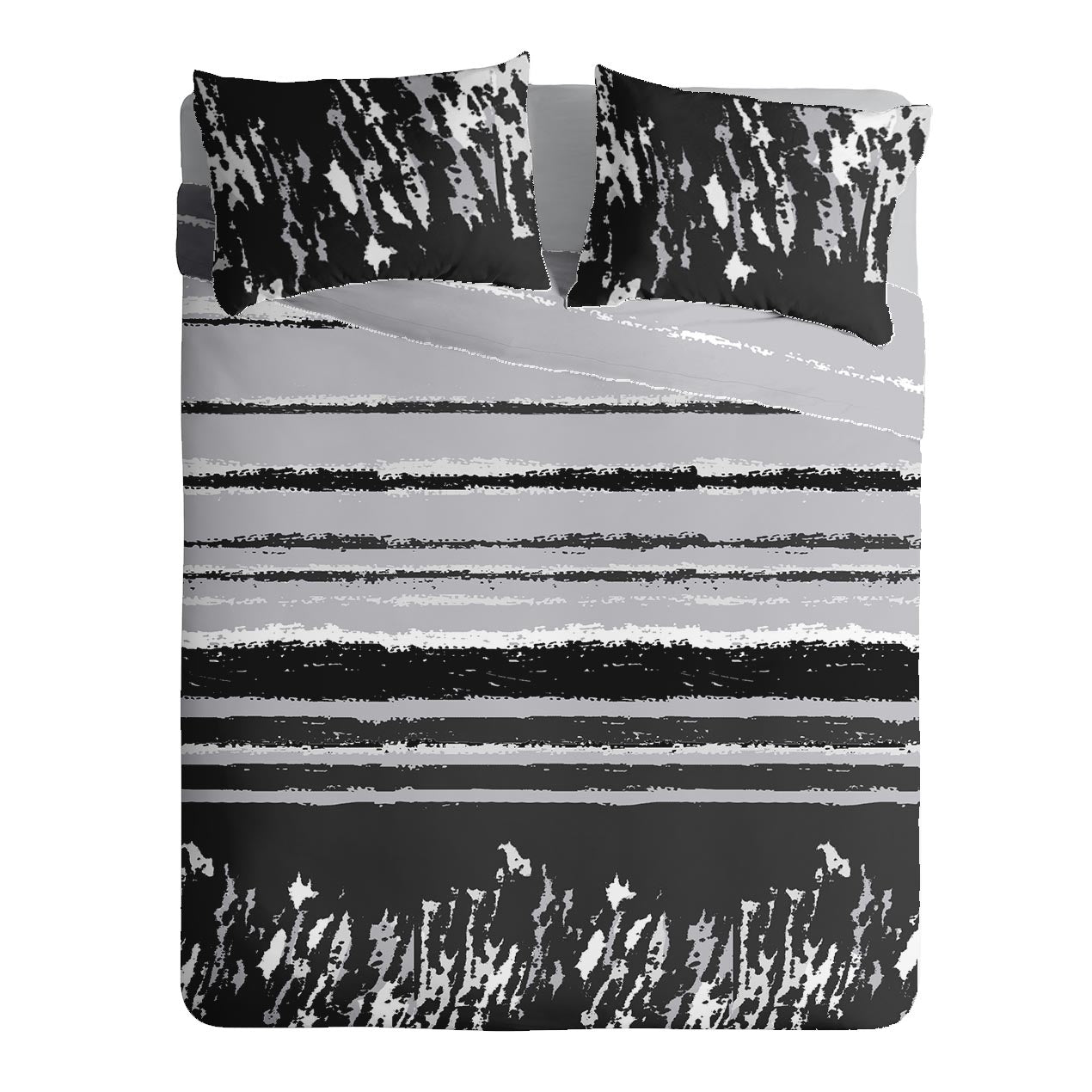 Lenjerie pat Renforce 100% bumbac, desen GRUNGE V2, cod RIU