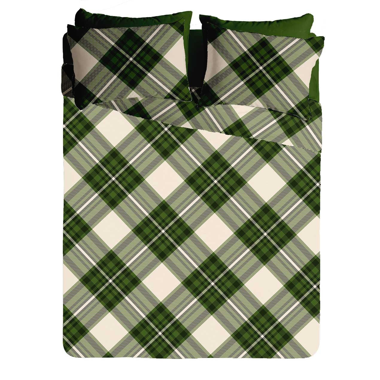 Lenjerie pat Renforce 100% bumbac, desen SCOTTISH V7