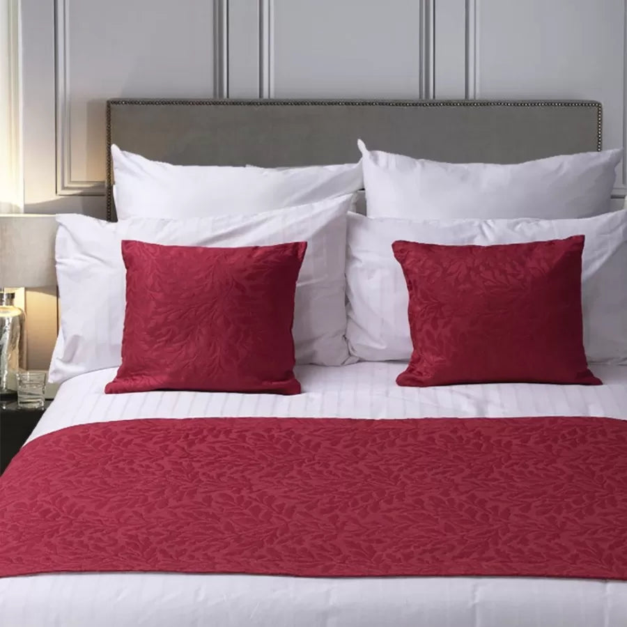 Traversa de pat Pique Anderson Oak Burgundy